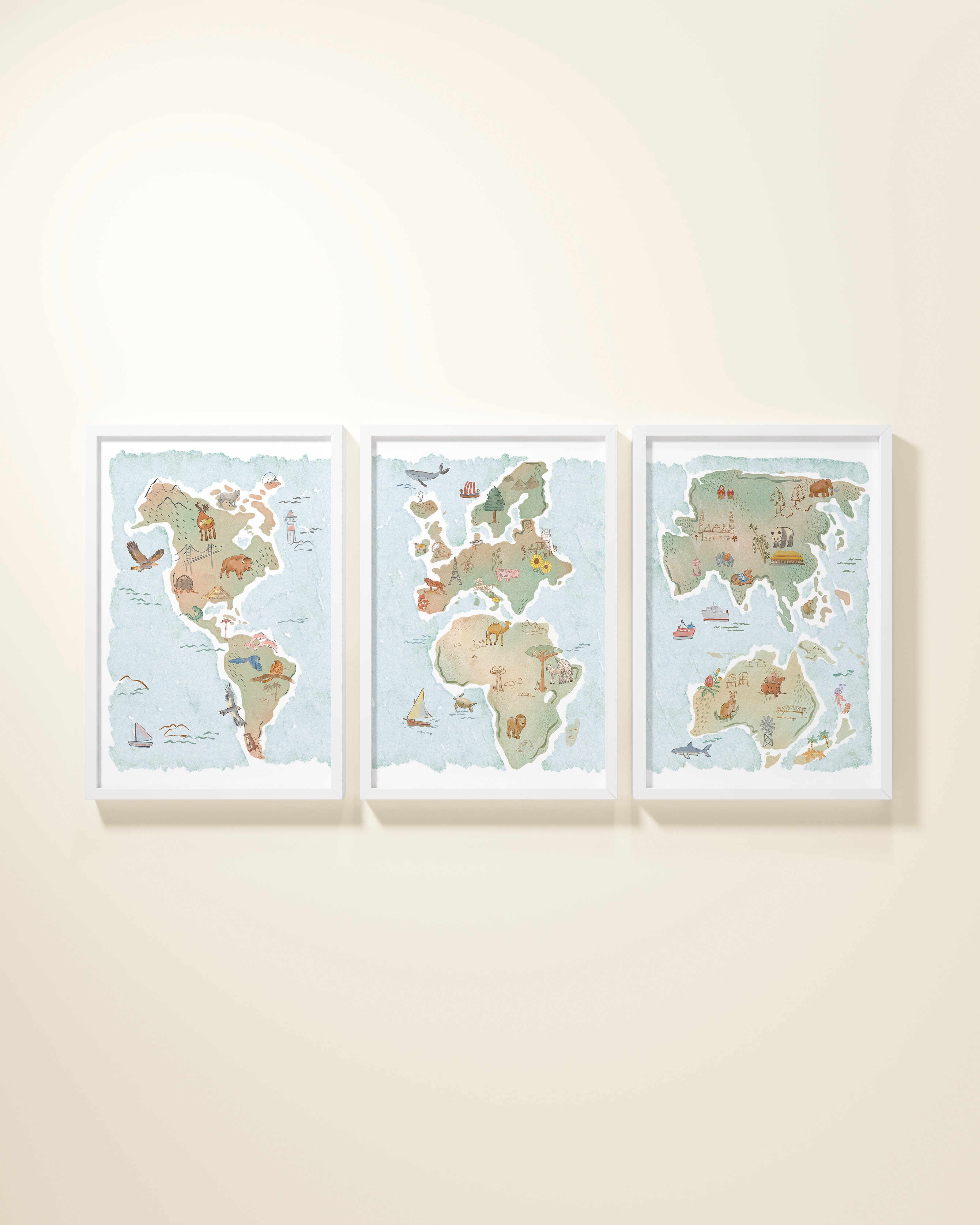Our World Framed Wall Art Set