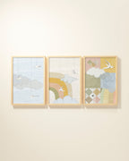 Patchwork Framed Wall Art Set