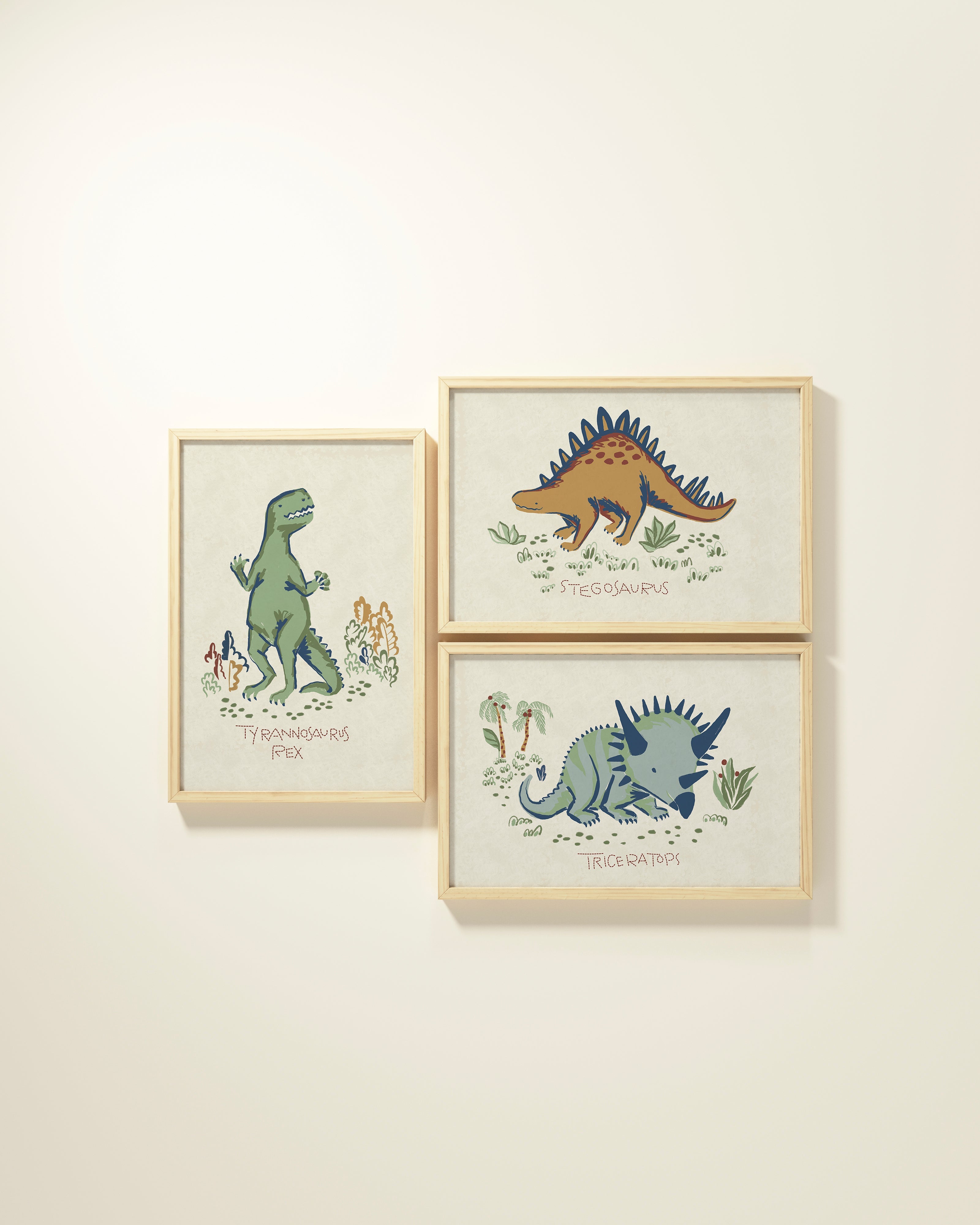 Prehistoric Party Framed Wall Art Set