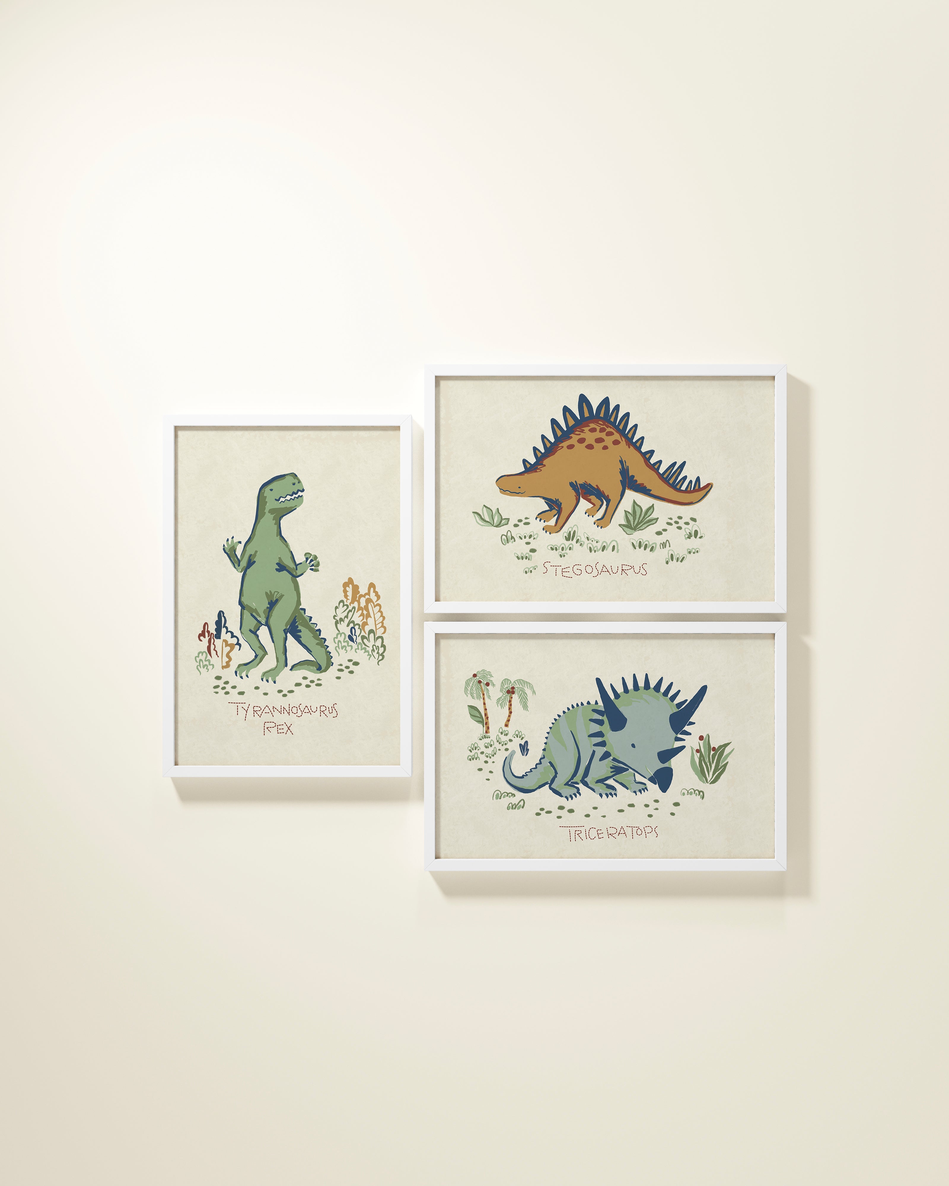 Prehistoric Party Framed Wall Art Set