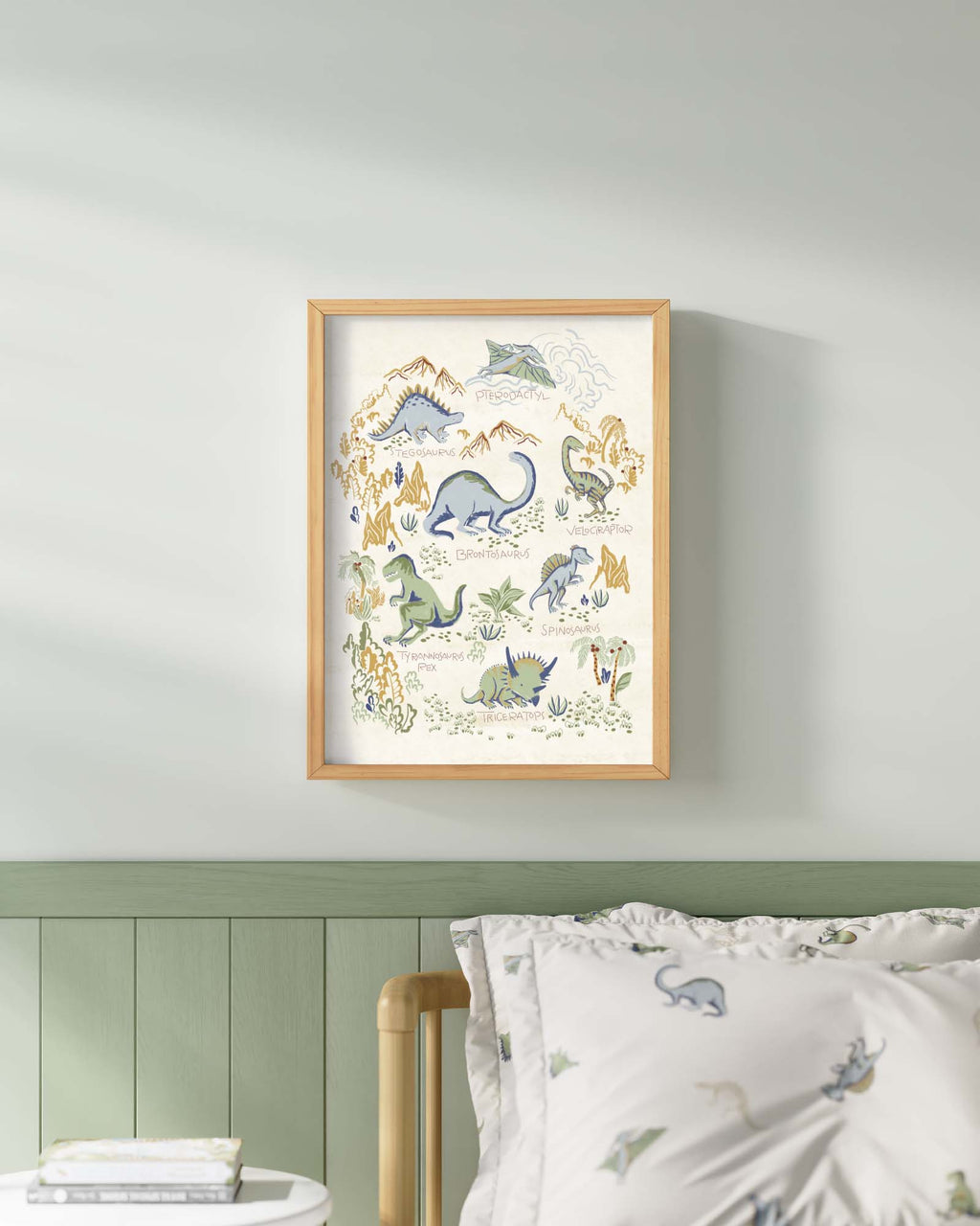 Prehistoric Party Framed Wall Art