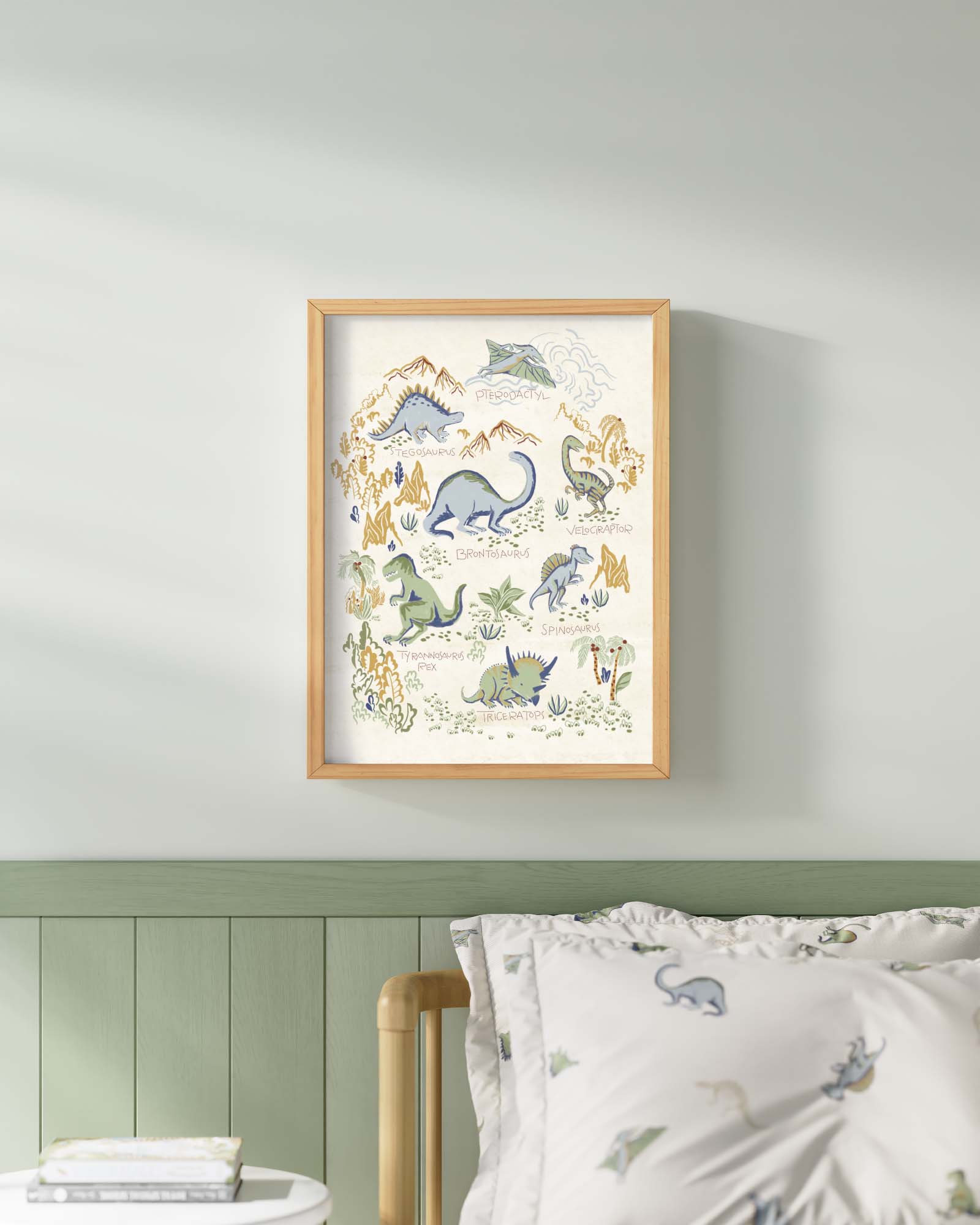 Prehistoric Party Framed Wall Art