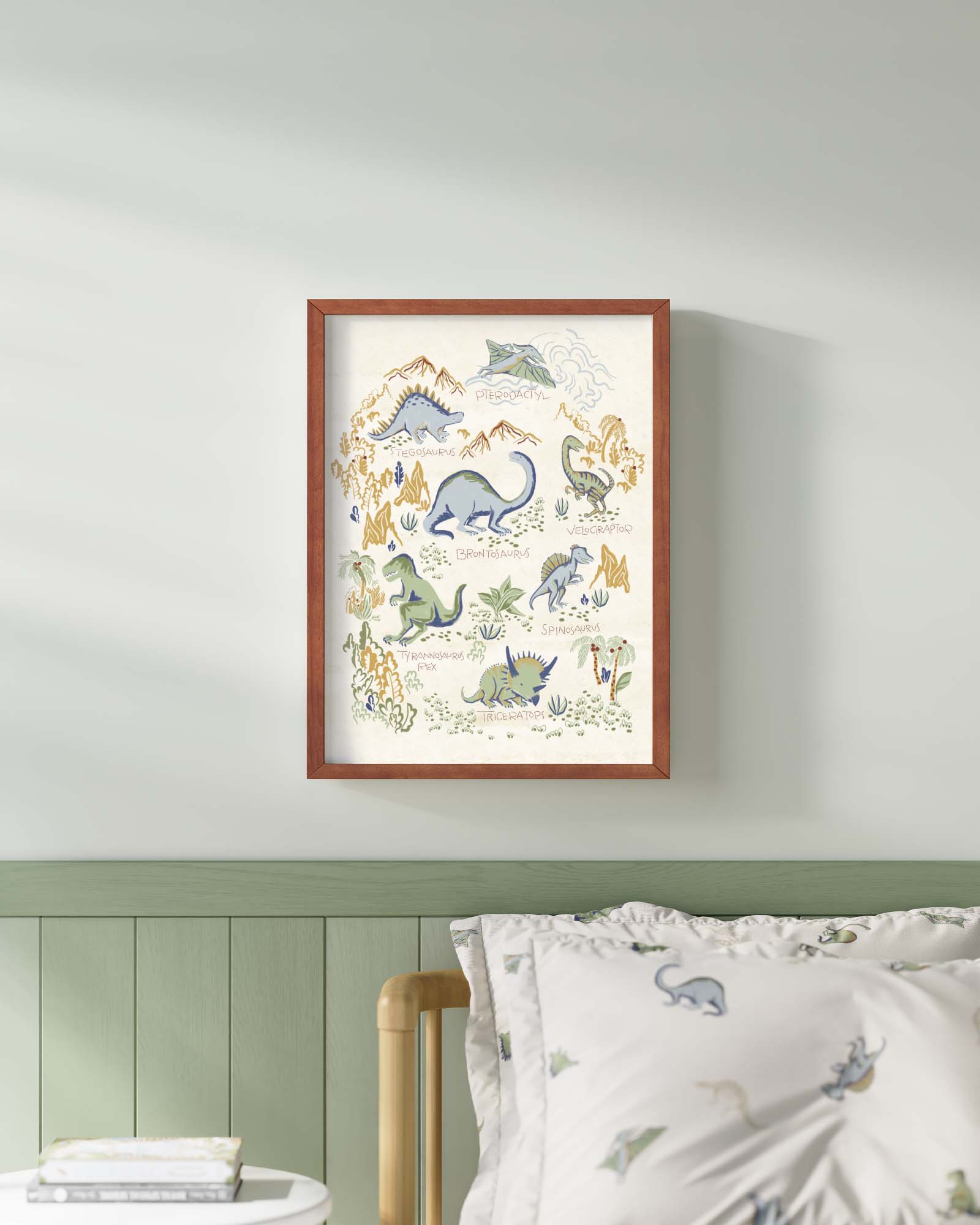 Prehistoric Party Framed Wall Art