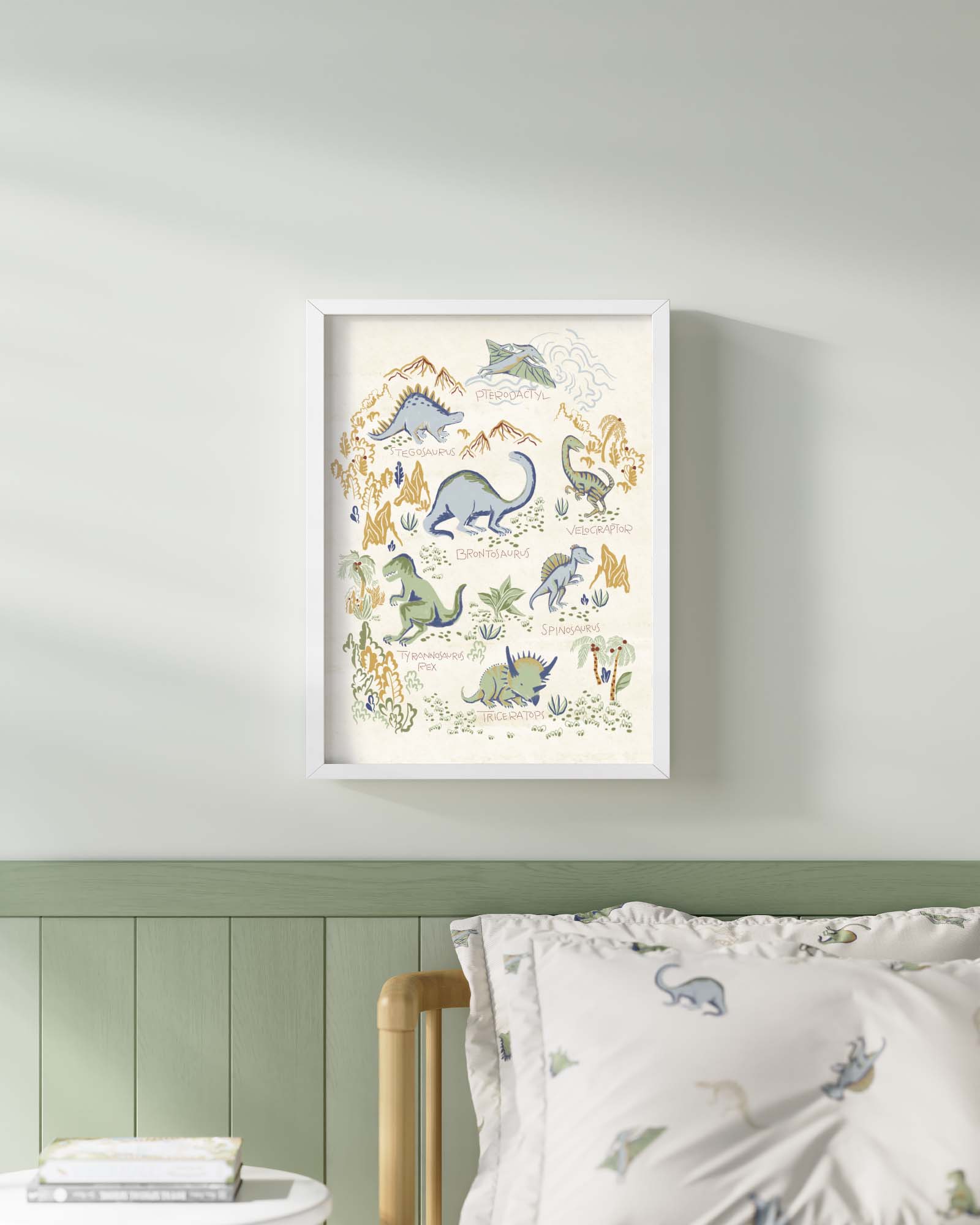 Prehistoric Party Framed Wall Art