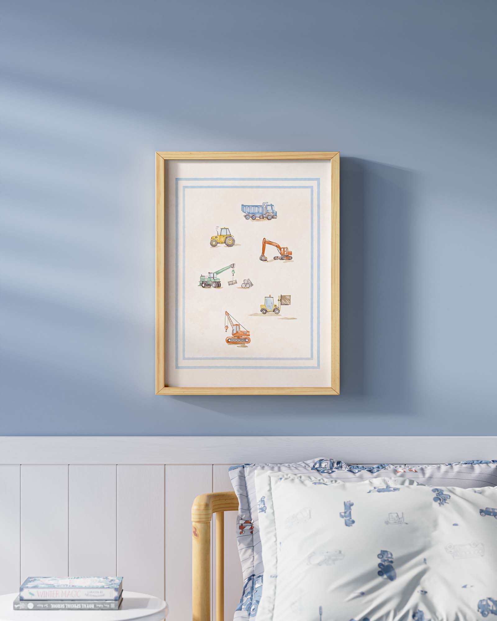 Road Work Framed Wall Art