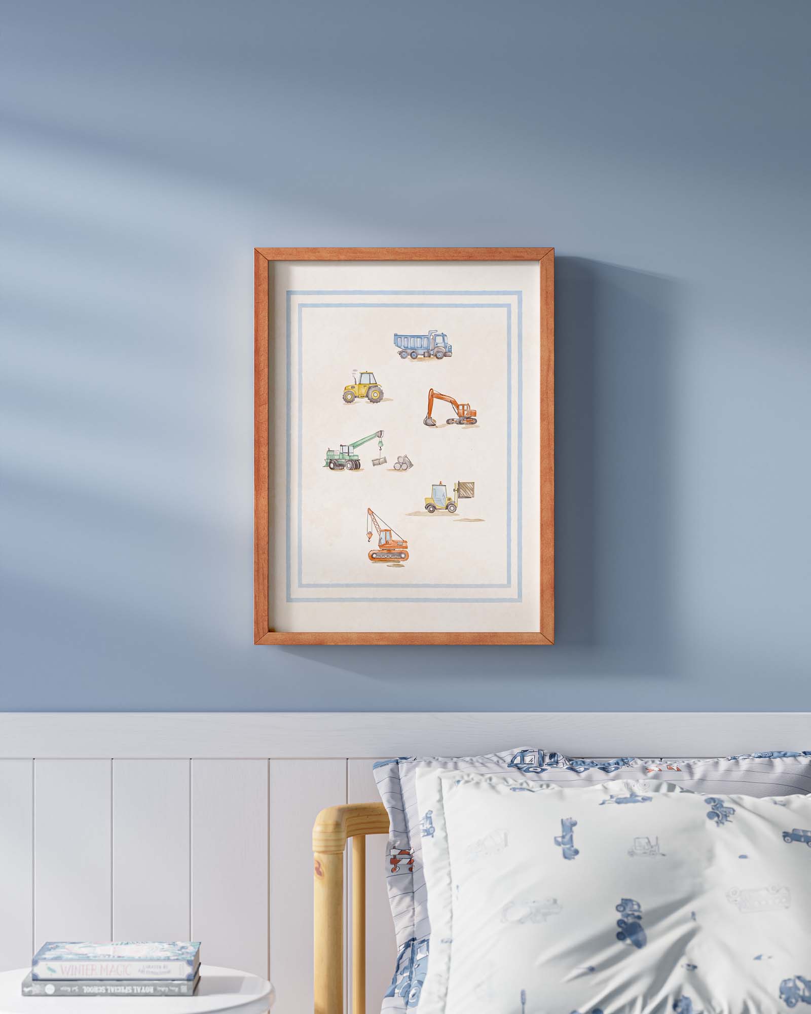 Road Work Framed Wall Art