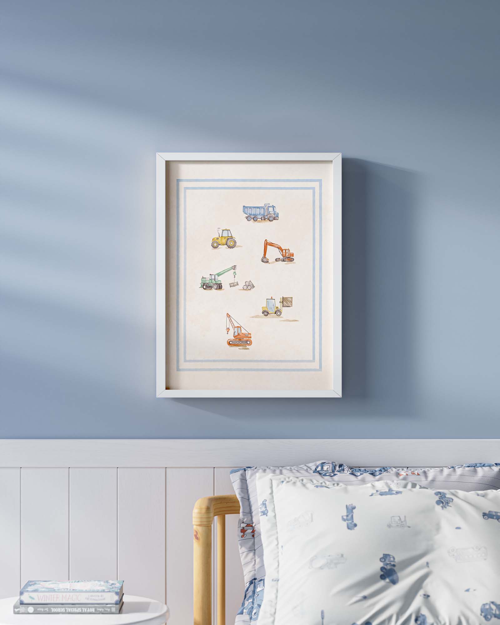Road Work Framed Wall Art