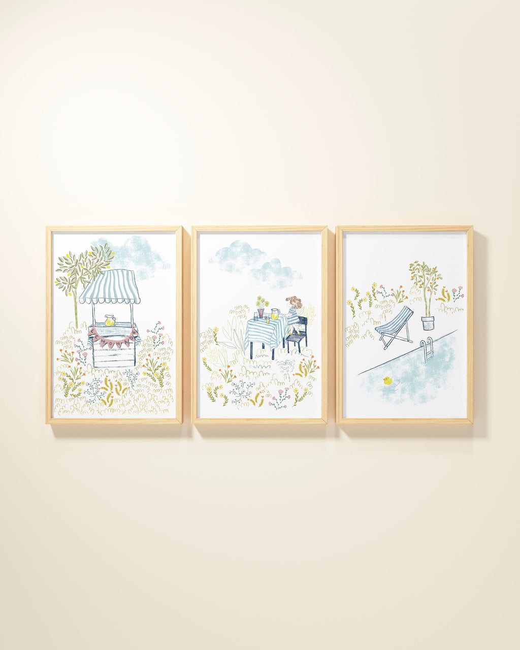 Sicily Framed Wall Art Set