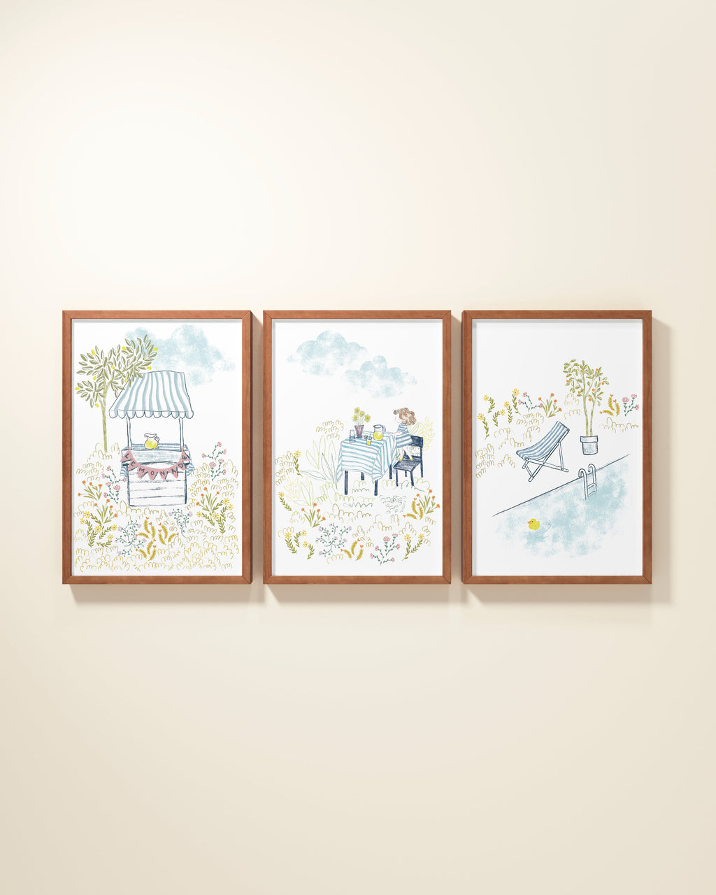 Sicily Framed Wall Art Set