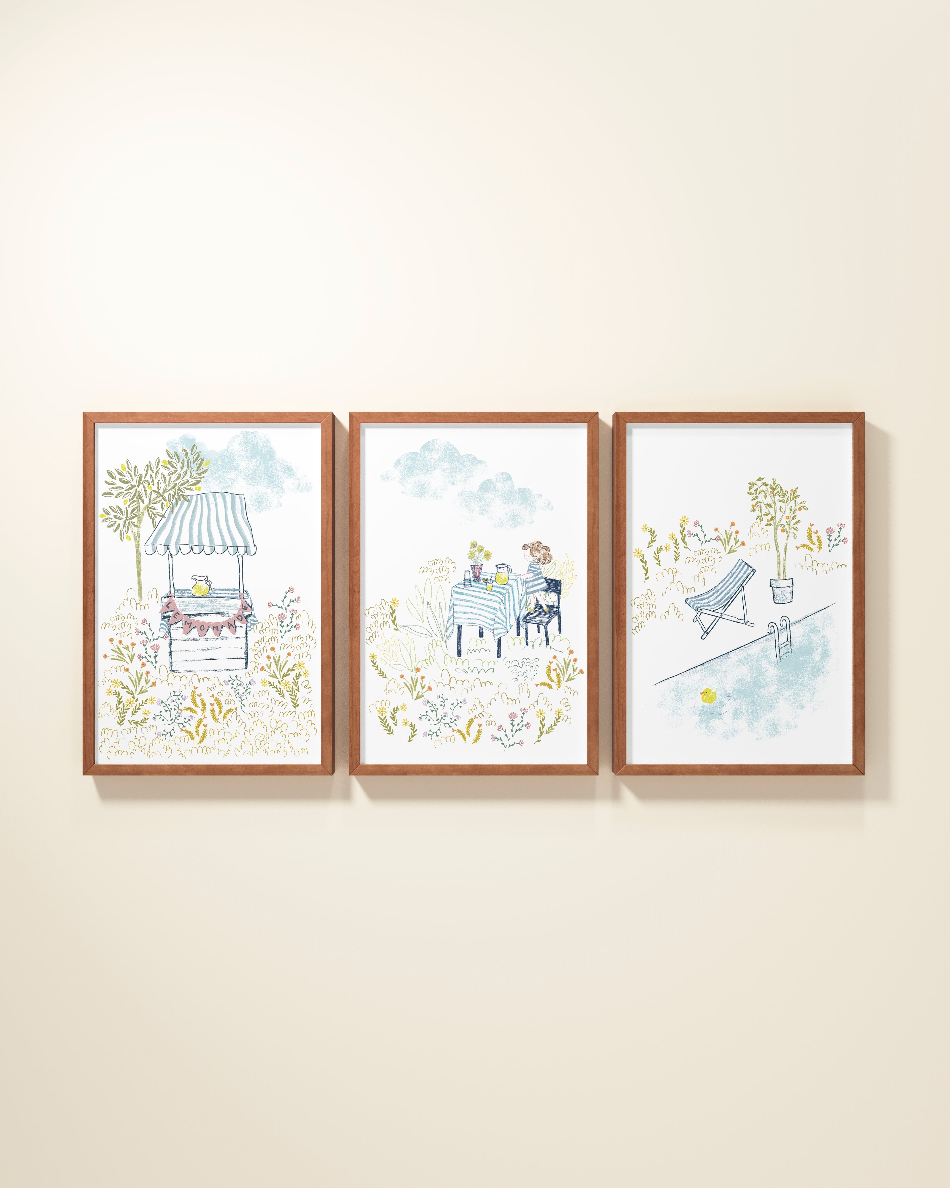 Sicily Framed Wall Art Set