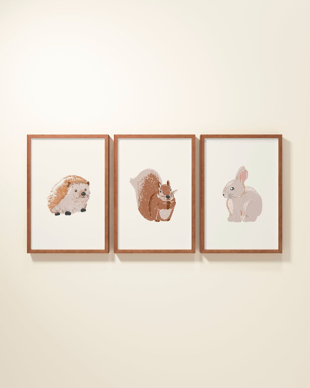 Woodland Animals Framed Wall Art Set