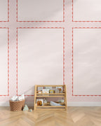 Scallop Stripe Wall Mural